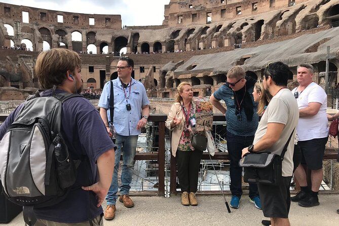 Colosseum Gladiator Arena Floor Complete Tour- Up To 6 People - Meeting Up and Getting Inside: Names Must Match, Security Is Real