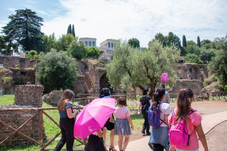 Colosseum Gladiator Tour for Kids and Families - Where to Meet at Colle Oppio Park (Via delle Terme di Tito 75)