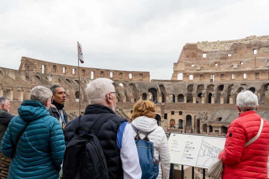 Colosseum Guided Tour: Hotel Transport included - Inside the Colosseum: first and second levels with real guidance