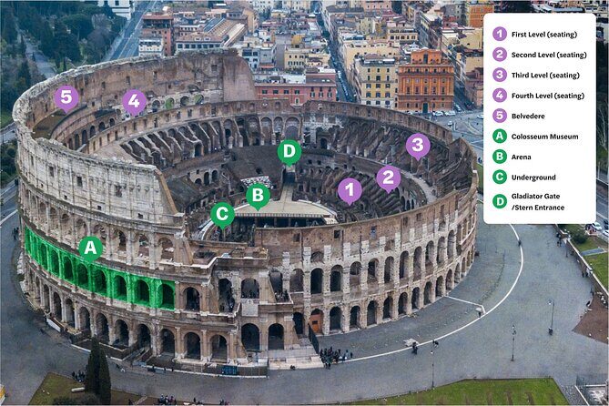 Colosseum, Palatine Hills & Roman Forum Ticket with Audio Guide - Palatine Hill: Rome’s Origin Story With Actual Views