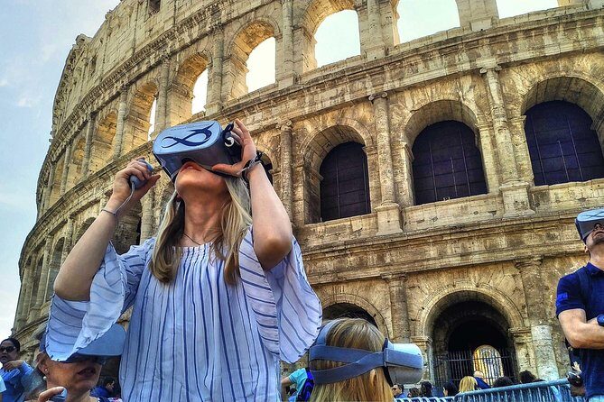 Colosseum Self-Guided with Virtual Reality (Official Product) - Meeting point and timing: the black flag reality check