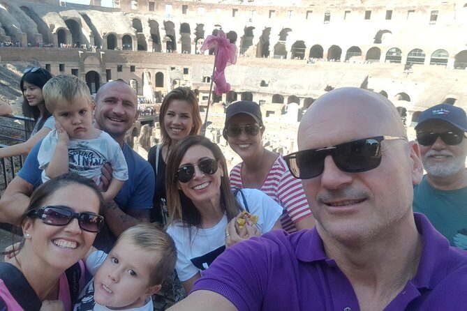 Colosseum tour with guide, arena option - Palatine Hill stop: views, imperial palaces, and Rome’s origin point