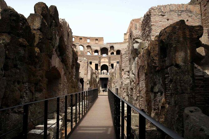Colosseum Underground Tour and Access to Forum and Palatine Hill - Going under: tunnels, passageways, and staged spectacle