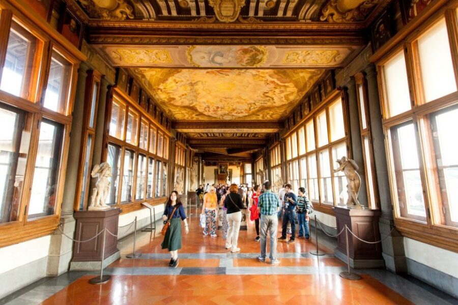Florence: Skip-the-Line Uffizi Gallery Small Group Tour - Uffizi Terrace Views After the Guided Portion