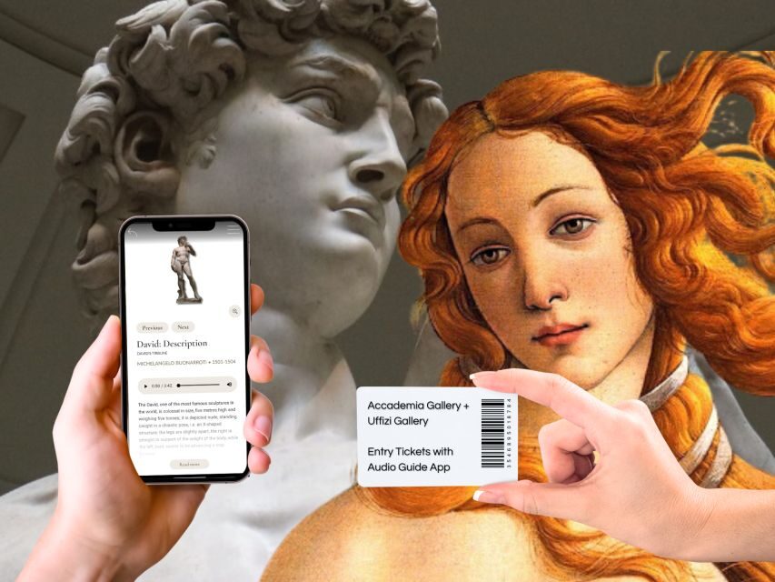 Florence: Uffizi & Accademia Priority Tickets with Audio App - Meeting up with staff: easy entry depends on early timing