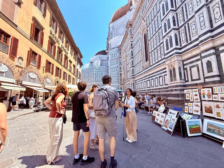 Florence: Uffizi & Accademia Small Group Walking Tour - Ponte Vecchio Views From the Uffizi Upper Floor and Terrace