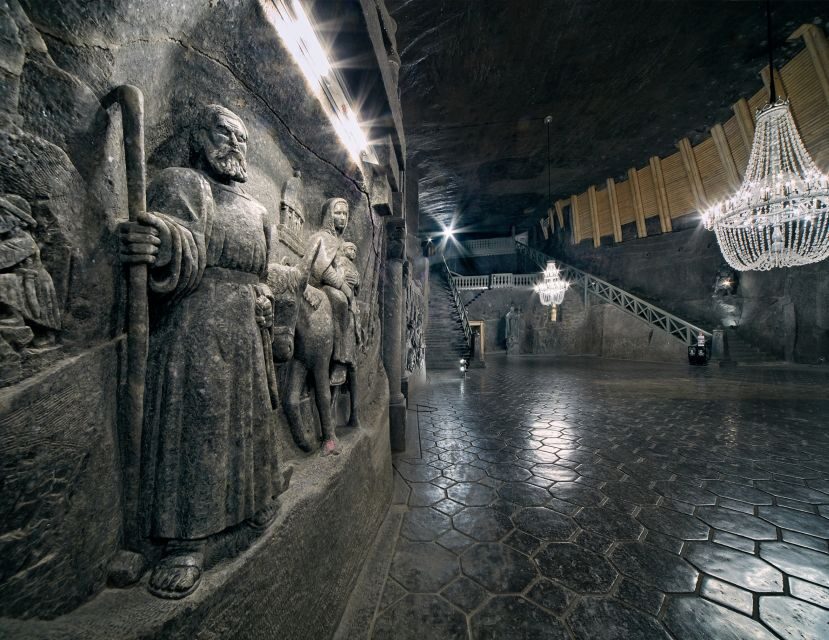 From Krakow: Guided Wieliczka Salt Mine and Chapel Tour - Underground lakes, old mining methods, and the scale of 700+ years