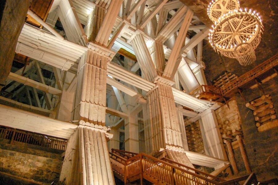 From Krakow: Wieliczka Salt Mine Tour with Hotel Pickup - Your guided route: chambers, tunnels, and almost 3 km of salt carvings