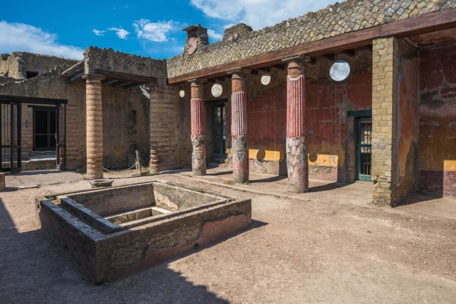 From Naples: Archeological day to Pompeii and Herculaneum - Herculaneum: 2.5 hours of ash-preserved streets and homes