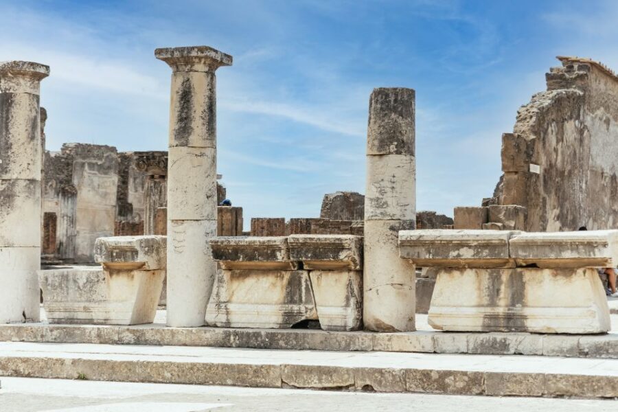 From Naples: Pompeii Ruins & Mount Vesuvius Day Tour - Pompeii guided tour: Forum, Baths, Theatre, and the Lupanare