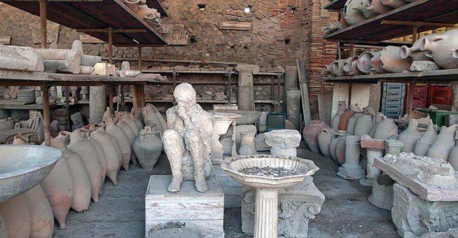 From Naples Port:Pompeii+Vesuvius tour - Up to Vesuvius in a Minibus, Then Down to the Crater