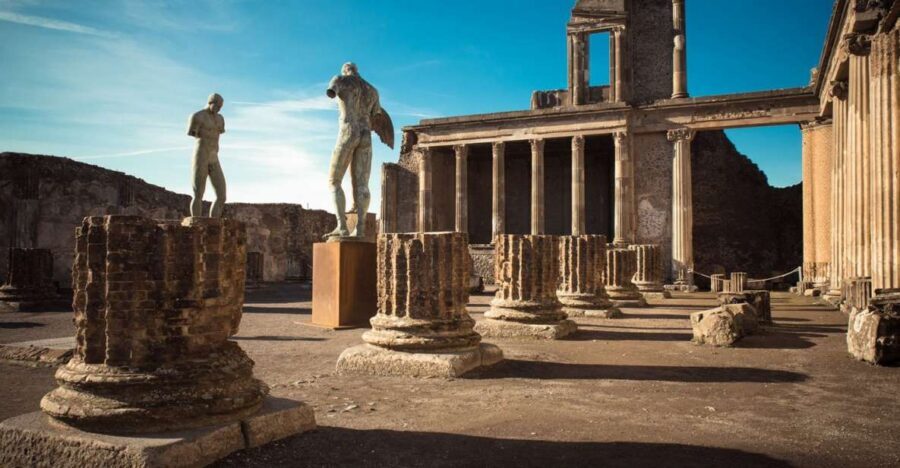 From Naples: Ruins of Pompeii - Pompeii’s Best-Of Route: Theater, Shops, and Street Life