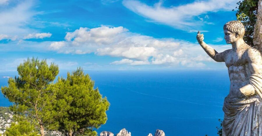 From Pompei: Capri shared tour - Return Ferry and Minibus Back to Pompeii