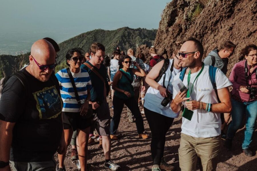 From Pompeii: Mount Vesuvius Guided Tour with Transfer - The crater hike: steep for the first stretch, then rewarding