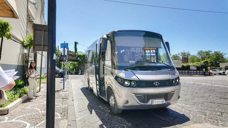 From Pompeii: Mount Vesuvius with bus, ticket and audioguide - Where You Start: Hotel Vittoria and the inStazione Sign