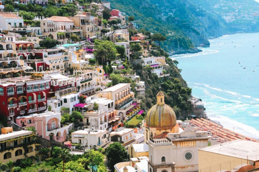 From Rome: Day Trip to Pompeii, Positano, and Amalfi - Positano by Foot: Cafes, Shops, and the Tight Streets Experience
