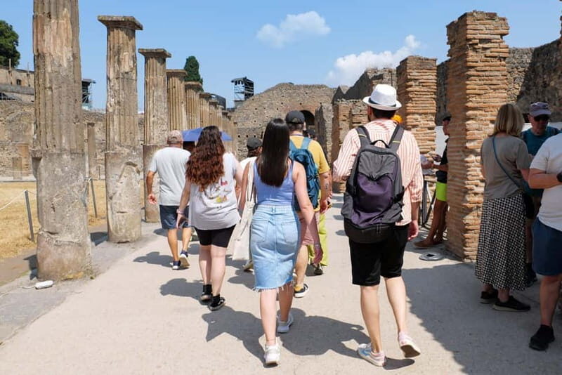 From Rome: Pompeii Ruins Tour with Expert Guide & Fast Train - Pompeii entry and the 2-hour guided walk