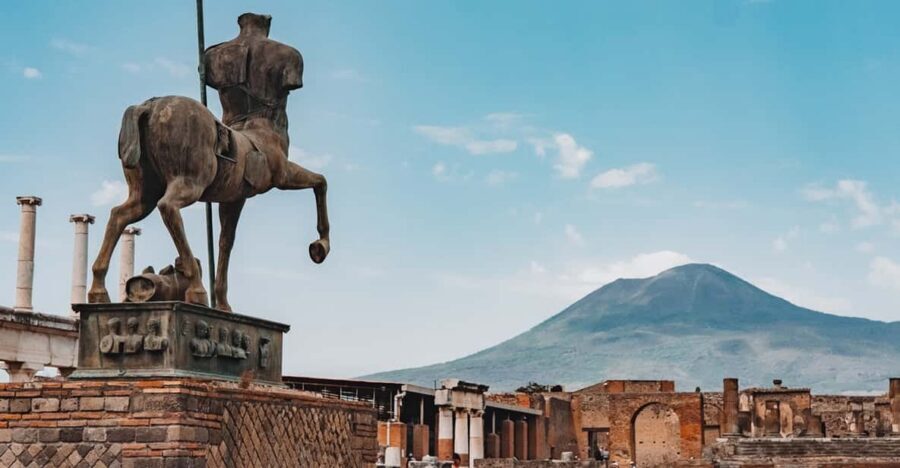 From Salerno: Mount Vesuvius and Pompeii Ruins Day Trip - Pompeii Archaeological Park: using the audio guide like a smart cheat code