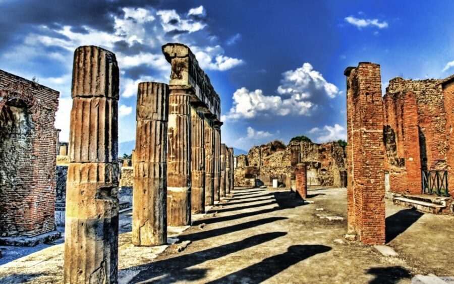 From Sorrento: Herculaneum and Pompeii Group Excursion - Skip-the-ticket line and guided audio: squeezing value from a long day