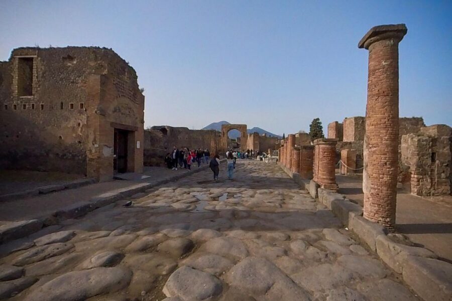 From Sorrento: Pompeii and Vesuvius Guided Tour with Lunch - Walking the Vesuvius crater area (about 1.5 hours): what to expect