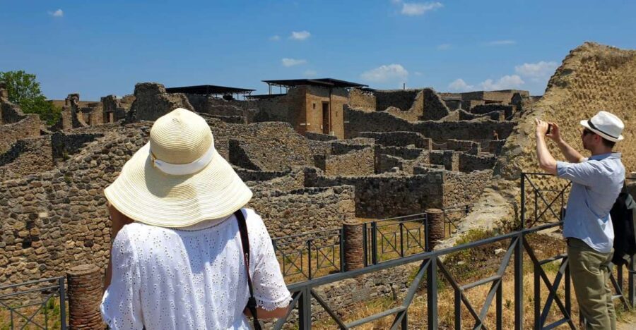 From Sorrento: Skip-the-Line Pompeii Tour and Vineyard Lunch - Getting from Sorrento to Pompeii: pickup and pacing