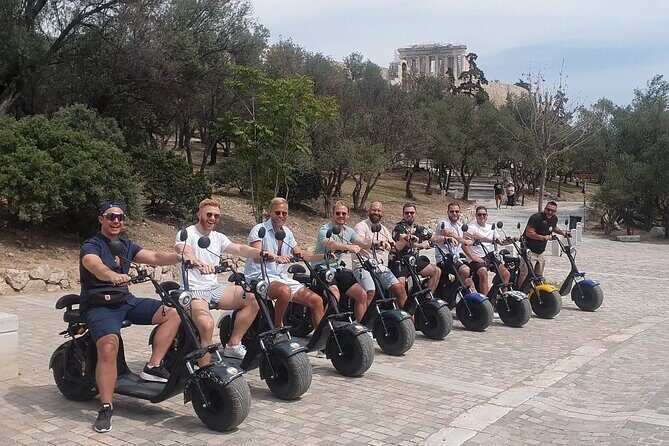 GoPro Adventure Tour in Acropolis area by E-Scooter - Meeting at Kavalloti and Getting Set for 50-Minute “Athens Speed-Viewing”