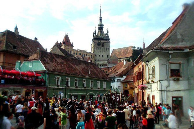 Halloween tour with 2 Halloween parties one at Bran Castle - Day 2 Brasov: Old-Center Walking Plus a Real Gothic Landmark Nearby