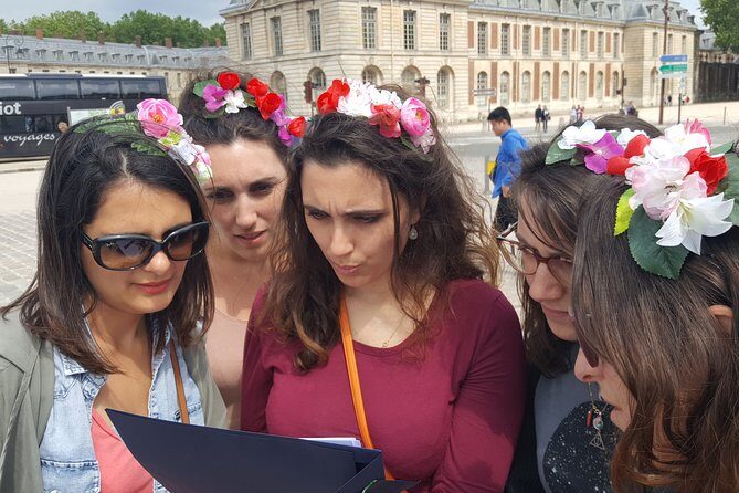 Historical treasure hunt in the city of Versailles - The big payoff: putting the suspects together (Madame de Montespan, the Iron Mask, and more)