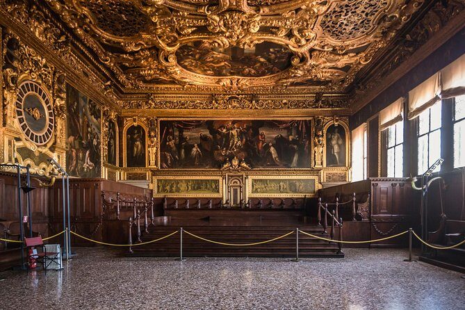 Kingly Venice: Doge Palace Ticket, Guided Tour & History Gallery - Entering Doge’s Palace: the Golden Staircase and the art that sells the story