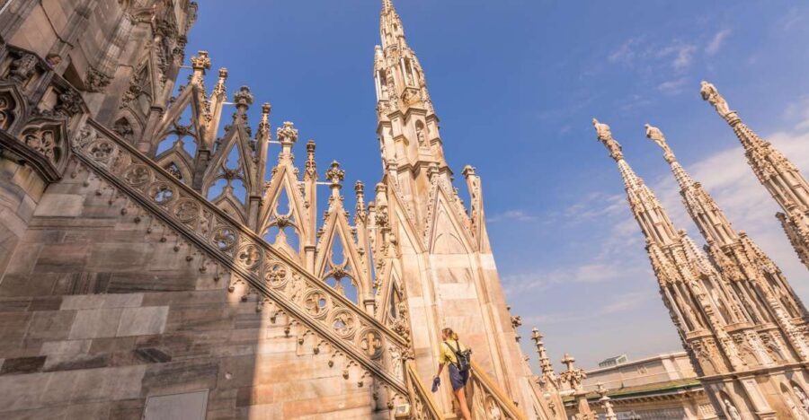 Milan Duomo and Rooftop 2-Hour Guided Tour - Rooftop walk and skyline views from the Duomo’s highest level