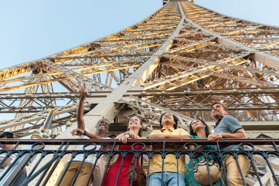 Paris: Eiffel Tower Access w/ Audioguide and Optional Cruise - The transparent walkway: that drop at 187 feet