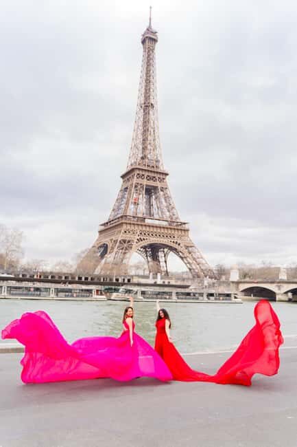Paris: Eiffel Tower Flying-Dress Photoshoot jonadress - Key things I’d plan around (before you book)