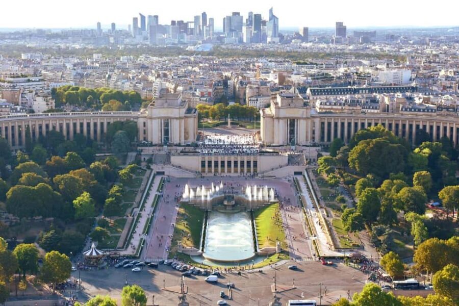 Paris: Skip-the-Line Eiffel Tower and Trocadero Gardens Tour - Trocadéro Gardens walk: fountains, sculptures, and a planned photo spot