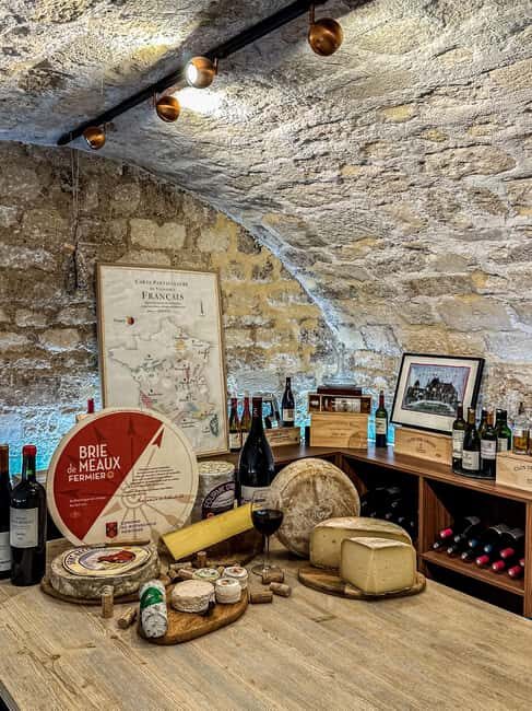 Paris: Wine & Cheese Tasting Master Class Near Eiffel Tower - A Stone Cellar Under Gourmet Near Invalides