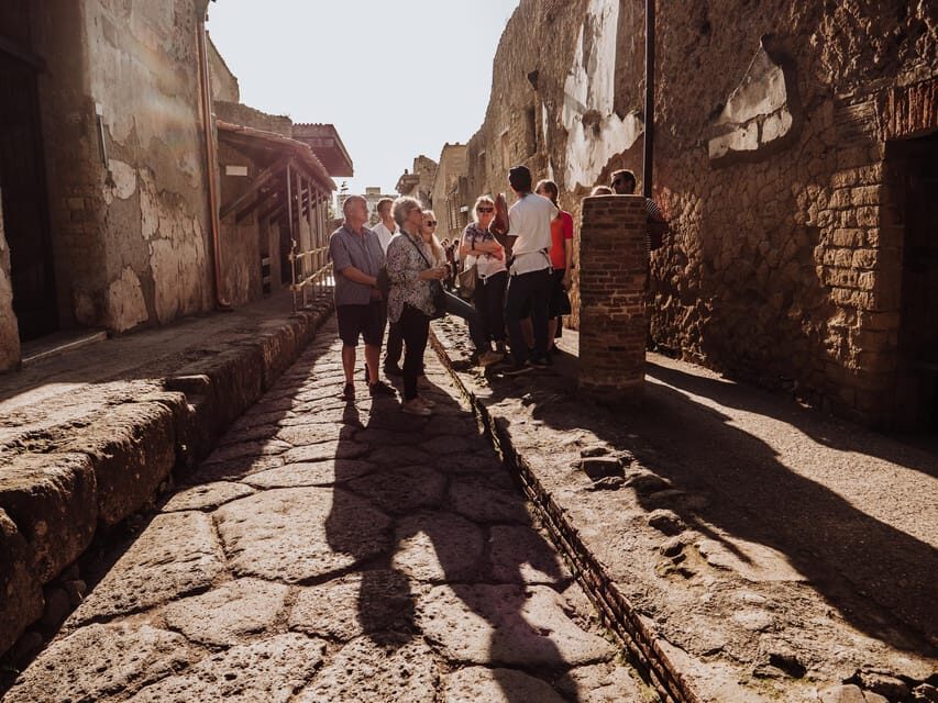 Pompeii and Herculaneum small group excursion from Sorrento - Pompeii Break Time: Use 30 Minutes Without Losing the Day