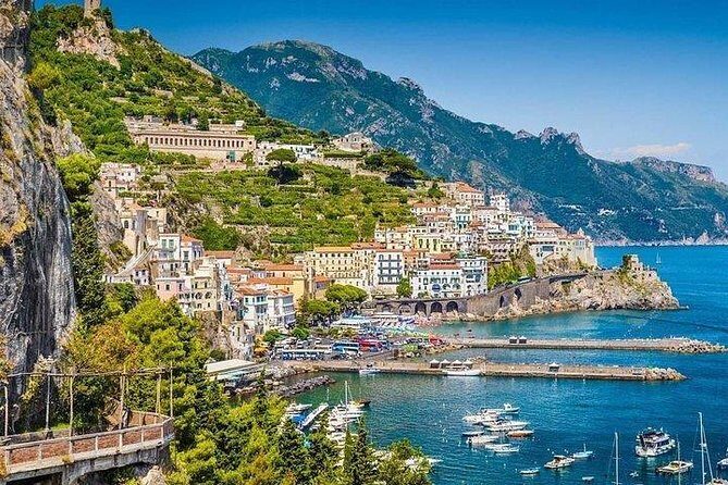 Pompeii, Positano and Amalfi Coast Private Day Tour from Rome - Positano: colorful streets, shopping stops, and Santa Maria Assunta