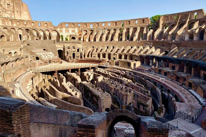 Private Guided Tour of Colosseum Underground OR Arena and Forum - Colosseum Arena and the Underground: where the game machinery shows up