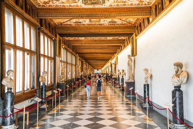 Renaissance Masters: Uffizi Gallery Small Group Tour - Where the tour ends: second-floor focus, then terrace or more rooms