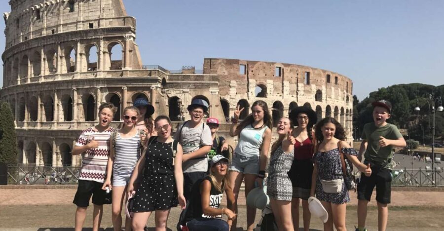 Rome: Colosseum and Roman Forum Small Group Tour in German - Getting the audio right with headsets