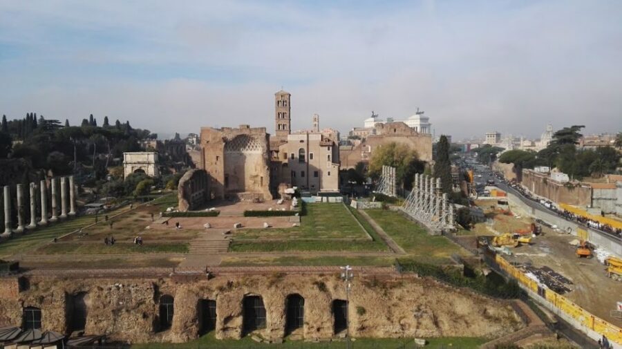 Rome: Colosseum Arena and Ancient Rome Guided Tour - Roman Forum stops that connect buildings to how Romans lived