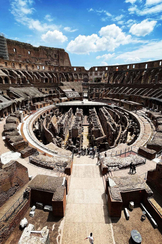 Rome: Colosseum Arena Floor and Ancient Rome Tour - Walking the Arena and Looking Up at the Structure