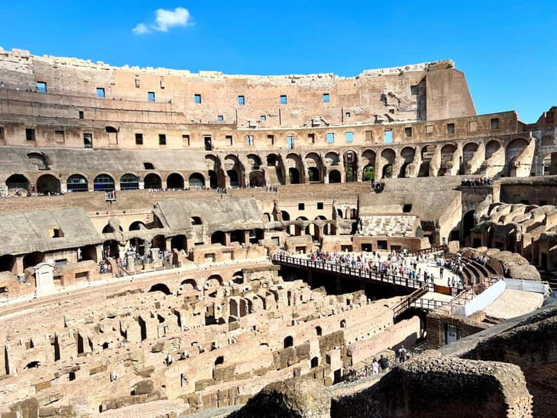 Rome: Colosseum Arena Guided Tour, Forum & Palatine Option - Stepping onto the Colosseum arena floor