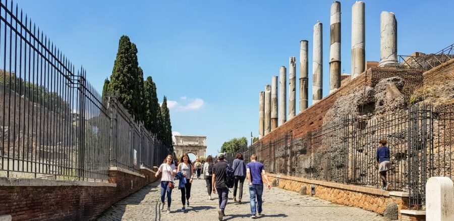 Rome: Colosseum Arena, Palatine Hill & Forum Guided Tour - The Roman Forum: Political and Social Life in One Guided Route