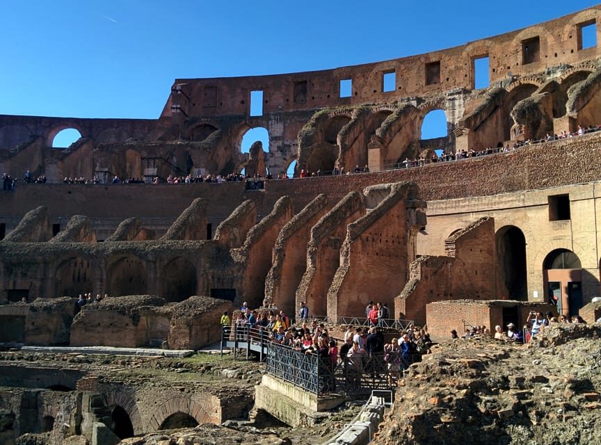 Rome: Colosseum Experience with Audio Guide and Arena Option - Colosseum time at your pace: how to use the free minutes well