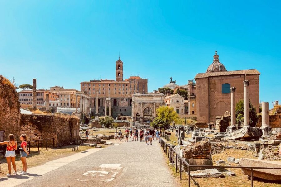 Rome: Colosseum, Palatine Hill and Roman Forum Guided Tour - Roman Forum: The Political Heart, With the Temple of Vesta and Basilica Julia