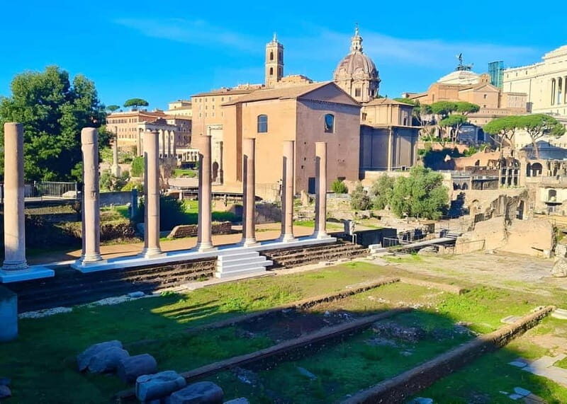 Rome: Colosseum, Roman Forum and Palatine Hill & Audioguide - Meeting Point Outside Basilica of Santi Cosma and Damiano