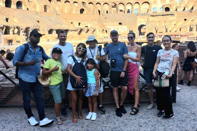 Rome: Colosseum, Roman Forum & Palatine Hill Experience - Meeting Point and Security: plan for the metal detector
