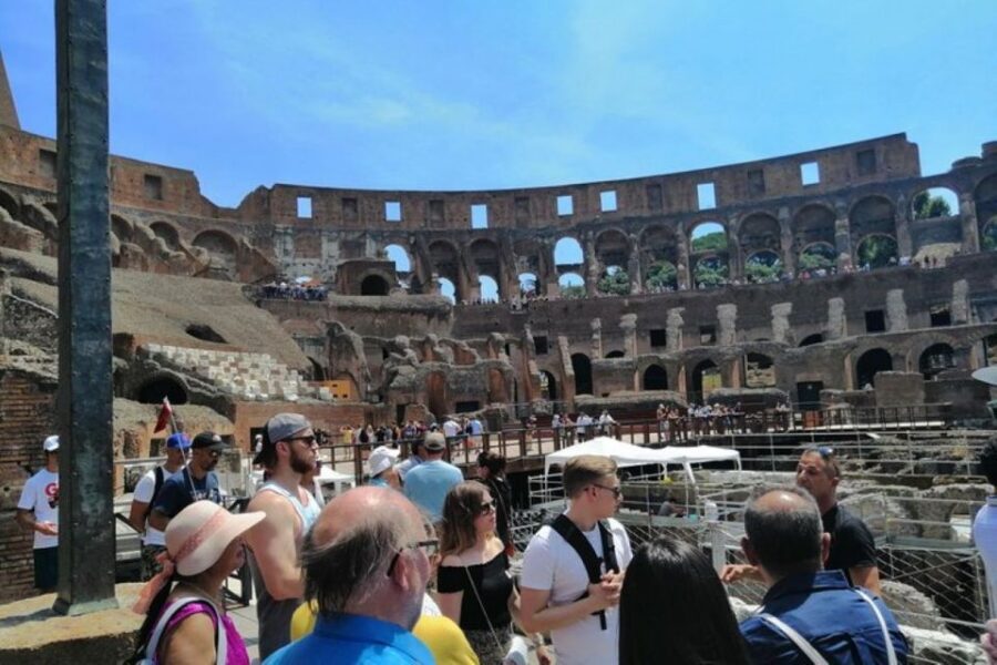 Rome: Colosseum Underground Private Tour with Forum Access - The climb back up: where 1st and 2nd levels fit in