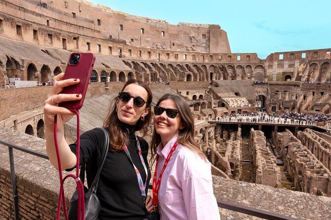 Rome: Colosseum with Roman Forum & Palatine Hill Guided Tour - Stop 1: The Colosseum Through the First and Second Tiers