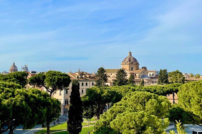 Rome Palatine Hill, Roman Forum, Colosseum Panoramic Views Tour - Piazza del Campidoglio panoramic views with Michelangelo’s big idea